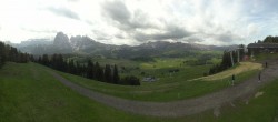 Archiv Foto Webcam Blick über Seiser Alm – Mezdi Bergstation 09:00