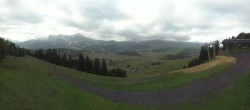 Archiv Foto Webcam Blick über Seiser Alm – Mezdi Bergstation 07:00