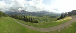 Archived image Webcam Alpe di Siusi: Panoramic view Mezdi mountain station 15:00