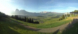 Archiv Foto Webcam Blick über Seiser Alm – Mezdi Bergstation 05:00