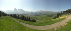 Archiv Foto Webcam Blick über Seiser Alm – Mezdi Bergstation 09:00