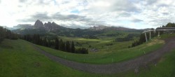Archiv Foto Webcam Blick über Seiser Alm – Mezdi Bergstation 06:00