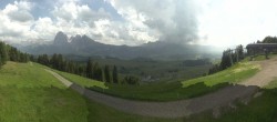 Archiv Foto Webcam Blick über Seiser Alm – Mezdi Bergstation 13:00