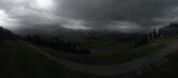 Archiv Foto Webcam Blick über Seiser Alm – Mezdi Bergstation 19:00