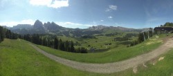 Archiv Foto Webcam Blick über Seiser Alm – Mezdi Bergstation 09:00