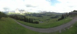 Archiv Foto Webcam Blick über Seiser Alm – Mezdi Bergstation 17:00