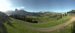 Archiv Foto Webcam Blick über Seiser Alm – Mezdi Bergstation 06:00