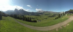 Archiv Foto Webcam Blick über Seiser Alm – Mezdi Bergstation 07:00
