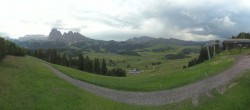 Archiv Foto Webcam Blick über Seiser Alm – Mezdi Bergstation 17:00