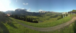 Archiv Foto Webcam Blick über Seiser Alm – Mezdi Bergstation 06:00