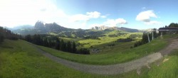 Archiv Foto Webcam Blick über Seiser Alm – Mezdi Bergstation 07:00