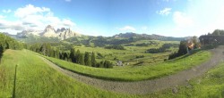 Archiv Foto Webcam Blick über Seiser Alm – Mezdi Bergstation 17:00