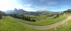Archiv Foto Webcam Blick über Seiser Alm – Mezdi Bergstation 07:00