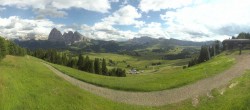 Archiv Foto Webcam Blick über Seiser Alm – Mezdi Bergstation 15:00