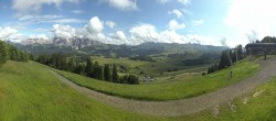 Archiv Foto Webcam Blick über Seiser Alm – Mezdi Bergstation 15:00