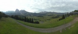 Archiv Foto Webcam Blick über Seiser Alm – Mezdi Bergstation 07:00