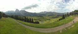 Archiv Foto Webcam Blick über Seiser Alm – Mezdi Bergstation 09:00