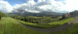 Archiv Foto Webcam Blick über Seiser Alm – Mezdi Bergstation 17:00