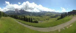 Archiv Foto Webcam Blick über Seiser Alm – Mezdi Bergstation 13:00