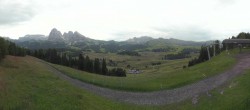 Archiv Foto Webcam Blick über Seiser Alm – Mezdi Bergstation 07:00