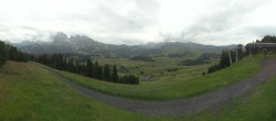 Archiv Foto Webcam Blick über Seiser Alm – Mezdi Bergstation 09:00