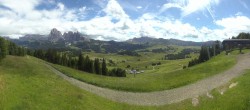 Archiv Foto Webcam Blick über Seiser Alm – Mezdi Bergstation 13:00