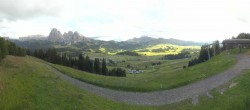 Archived image Webcam Alpe di Siusi: Panoramic view Mezdi mountain station 17:00