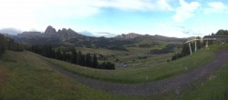 Archiv Foto Webcam Blick über Seiser Alm – Mezdi Bergstation 05:00