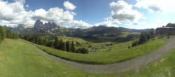 Archiv Foto Webcam Blick über Seiser Alm – Mezdi Bergstation 15:00