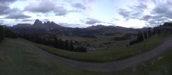 Archiv Foto Webcam Blick über Seiser Alm – Mezdi Bergstation 19:00