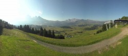 Archiv Foto Webcam Blick über Seiser Alm – Mezdi Bergstation 07:00