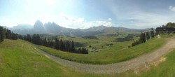 Archiv Foto Webcam Blick über Seiser Alm – Mezdi Bergstation 09:00