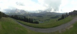 Archiv Foto Webcam Blick über Seiser Alm – Mezdi Bergstation 13:00
