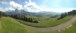 Archiv Foto Webcam Blick über Seiser Alm – Mezdi Bergstation 13:00