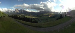 Archived image Webcam Alpe di Siusi: Panoramic view Mezdi mountain station 14:00