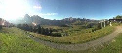 Archiv Foto Webcam Blick über Seiser Alm – Mezdi Bergstation 07:00