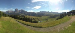 Archiv Foto Webcam Blick über Seiser Alm – Mezdi Bergstation 13:00