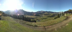 Archiv Foto Webcam Blick über Seiser Alm – Mezdi Bergstation 08:00