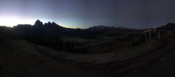 Archiv Foto Webcam Blick über Seiser Alm – Mezdi Bergstation 06:00
