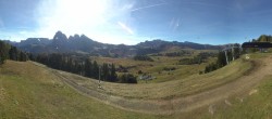 Archiv Foto Webcam Blick über Seiser Alm – Mezdi Bergstation 09:00