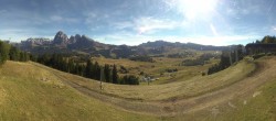 Archiv Foto Webcam Blick über Seiser Alm – Mezdi Bergstation 13:00