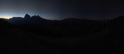Archiv Foto Webcam Blick über Seiser Alm – Mezdi Bergstation 06:00