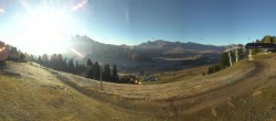 Archiv Foto Webcam Blick über Seiser Alm – Mezdi Bergstation 07:00