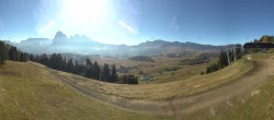 Archiv Foto Webcam Blick über Seiser Alm – Mezdi Bergstation 09:00