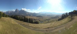Archiv Foto Webcam Blick über Seiser Alm – Mezdi Bergstation 13:00