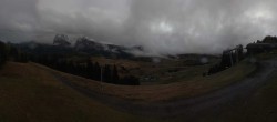 Archiv Foto Webcam Blick über Seiser Alm – Mezdi Bergstation 17:00