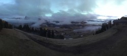 Archiv Foto Webcam Blick über Seiser Alm – Mezdi Bergstation 19:00
