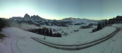 Archiv Foto Webcam Blick über Seiser Alm – Mezdi Bergstation 06:00