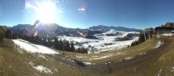 Archiv Foto Webcam Blick über Seiser Alm – Mezdi Bergstation 07:00