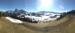 Archiv Foto Webcam Blick über Seiser Alm – Mezdi Bergstation 11:00